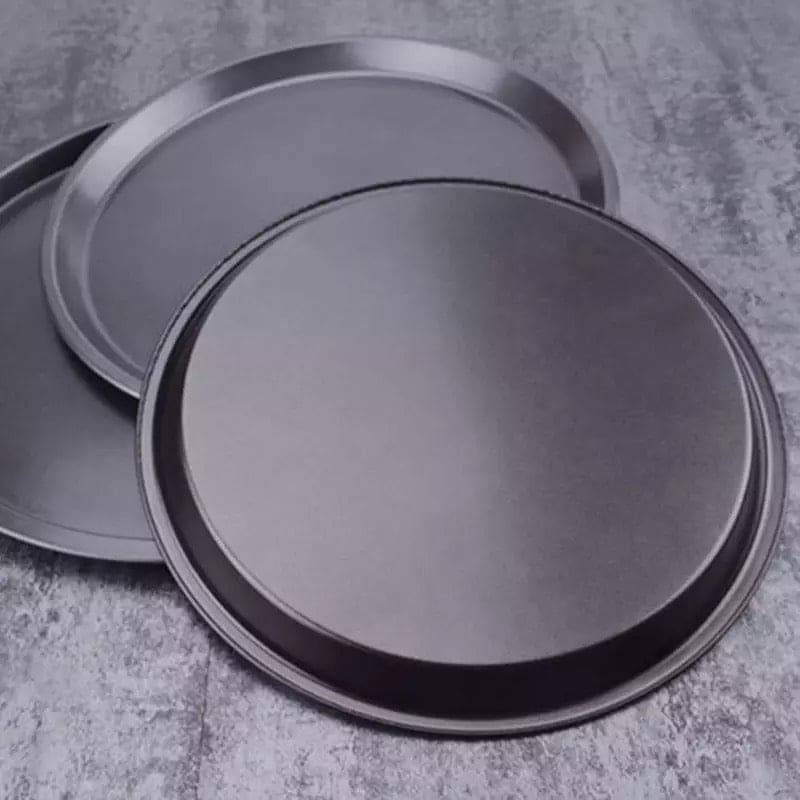 Non-Stick Pizza Pan, Round Pizza Pan Deep Dish Tray, Carbon Steel Non Stick Mold Baking Tool Non-Stick Pizza Pan, Round Pizza Pan Deep Dish Tray, Carbon Steel Non Stick Mold Baking Tool